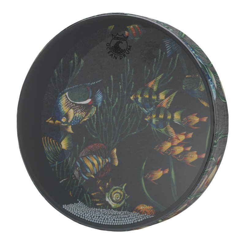 Ocean Drum® - Fish Graphic, 12&quot; | 242357