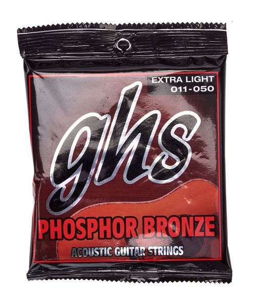 Phosphor Bronze, Acoustic Guitar Strings - Extra Light (.011-.050) | 38664