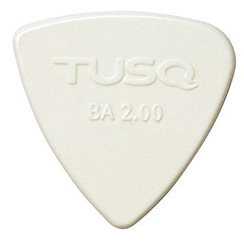 TUSQ Bi-Angle Guitar Picks, 2.0mm Bright Tone (4-pack) | 405081
