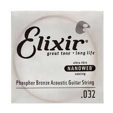 80/20 Bronze Acoustic Guitar String with Polyweb Coating - .032 | 321928