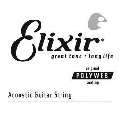 80/20 Bronze Acoustic Guitar String with Polyweb Coating - .027 | 321923