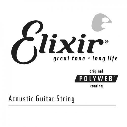 80/20 Bronze Acoustic Guitar String with Polyweb Coating - .056 | 321944