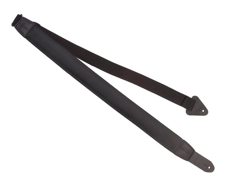 Slimline Strap, Standard, Long, Black Leather 8221032 | 375813