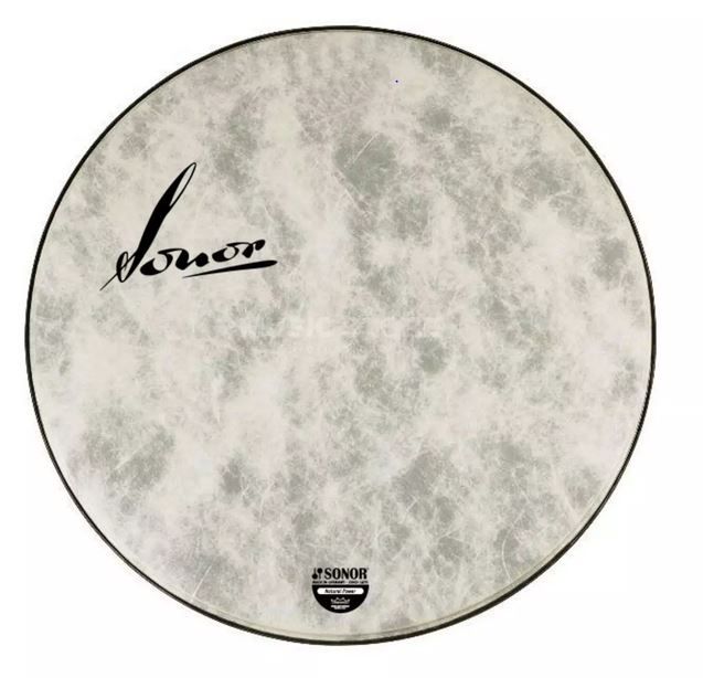 22&quot; Natural Power Bass Drum Fell Vintage Drumhead | 579985