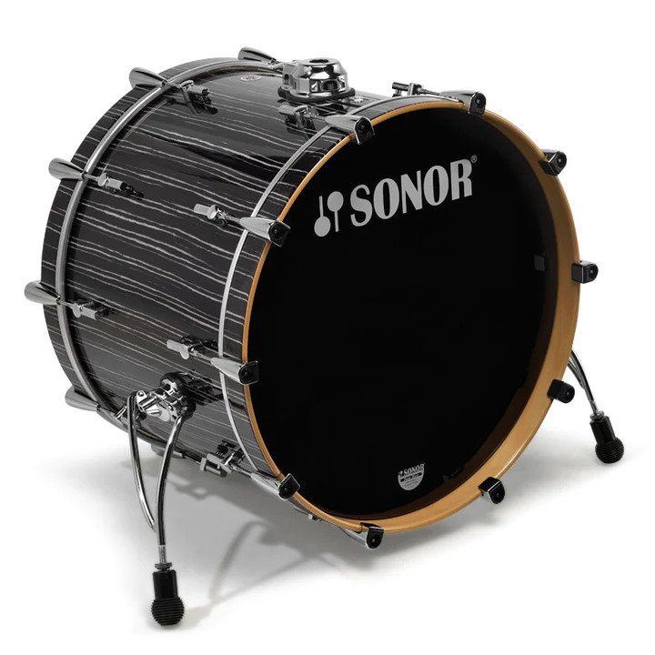 ProLite Series 20&quot; x 16&quot; Bass Drum, Ebony White Stripes | 592718
