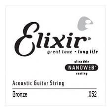 80/20 Bronze Acoustic Guitar String with Nanoweb Coating - .052 | 322051