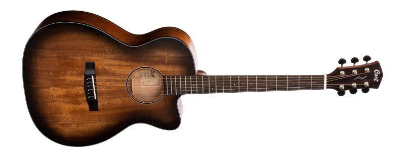 Core Series Mahogany Acoustic Guitar With Case, Open Pore Black Burst | 541853