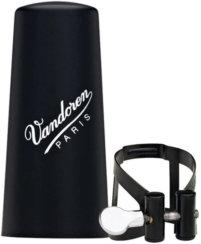 Bass Clarinet Ligature And Plastic Cap, Black | 541723