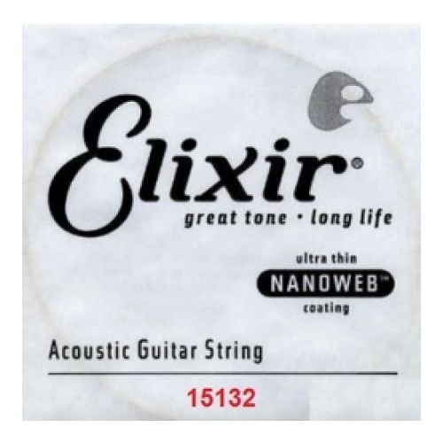 80/20 Bronze Acoustic Guitar Single String with Nanoweb Coating - .032 Gauge | 322038
