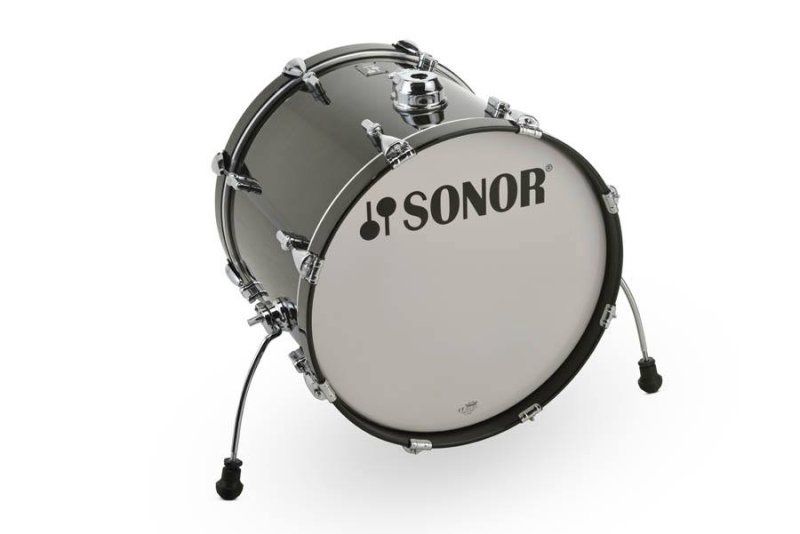 AQ2 Series 20&quot; x 16&quot; Bass Drum With Mount, Transparent Stain Black | 593912
