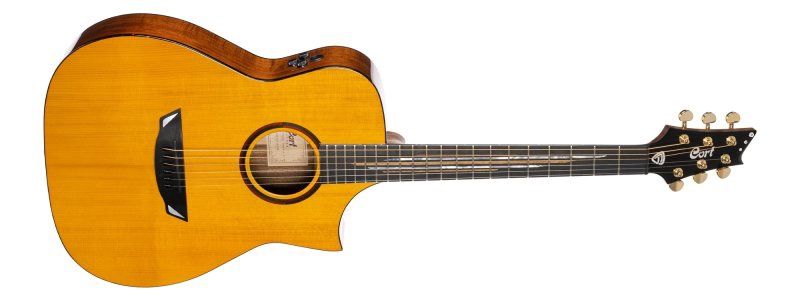 LUXE II Acoustic / Electric Guitar With Case, Natural | 603194