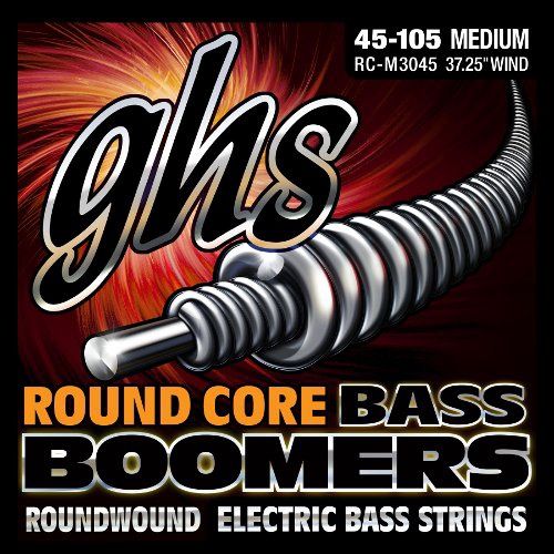 Round Core Boomers Medium Electric Bass Strings (45-105) | 410234
