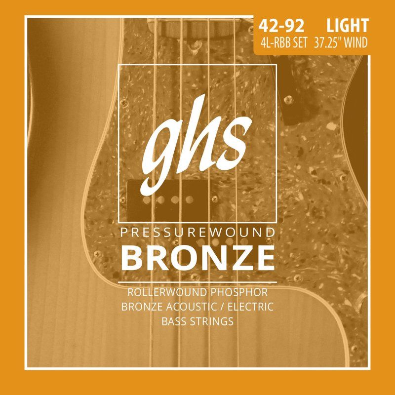 Pressurewound Bronze Acoustic / Electric Bass Strings 42-92 | 518023