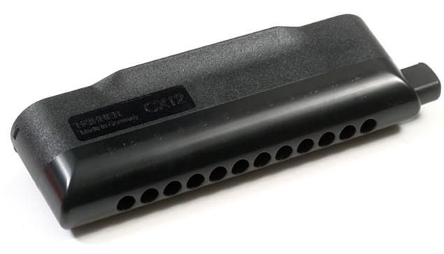 CX-12 Chromatic Harmonica - Key of D, Black | 424322