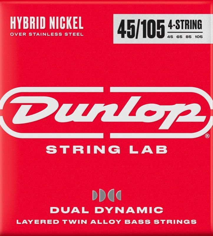 Dual Dynamic Hybrid Nickel Bass Strings 4-String Set (45-105) | 600885