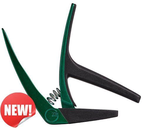 Nashville Lightweight Spring Capo For 6-String Guitar, Green | 597673