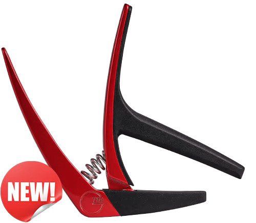 Nashville Lightweight Spring Capo For 6-String Guitar, Red | 597671