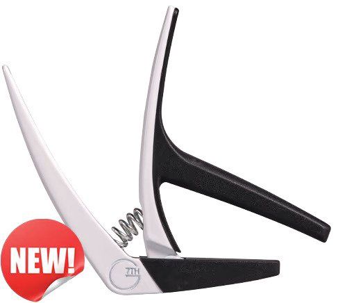 Nashville Lightweight Spring Capo For 6-String Guitar, White | 597674