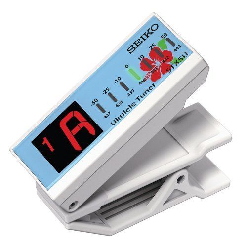 Clip-On Ukulele Tuner, White | 431394