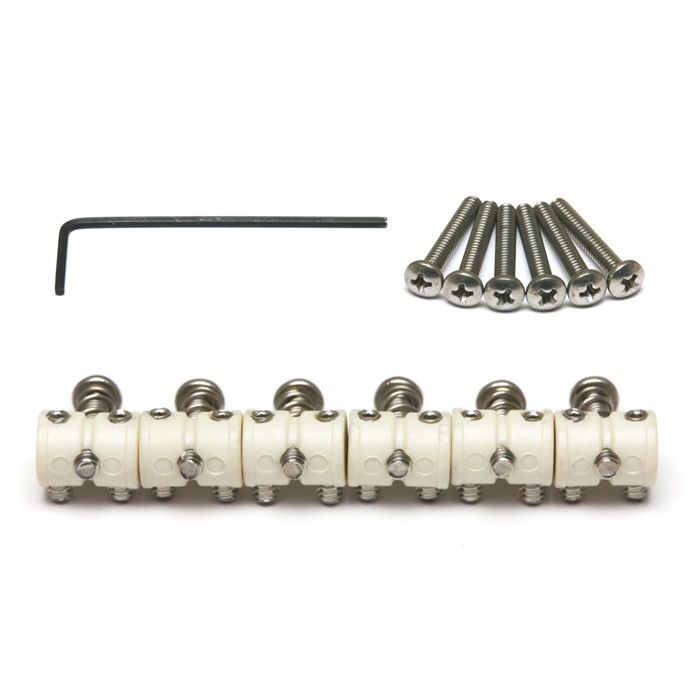 TUSQ Jaguar-Jazzmaster-Mustang Barrel Saddles - 6 String | 268487