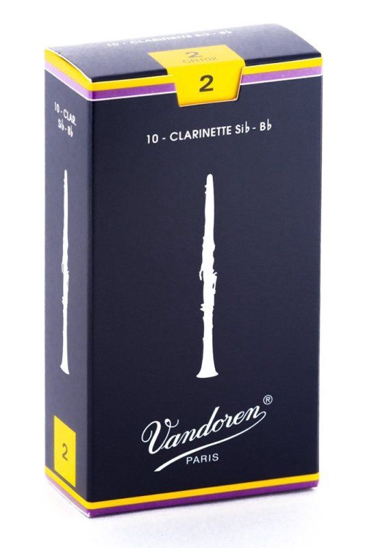 Bb Clarinet Traditional Reeds Strength 2; Box of 10 | 273135