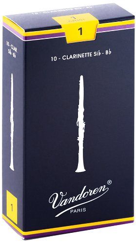 Bb Clarinet Traditional Reeds Strength 1; Box of 10 | 273126