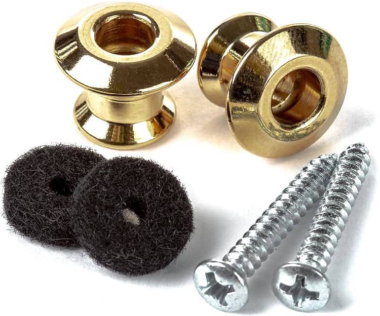Straplok Dual Design Strap Button Set, Gold | 542719