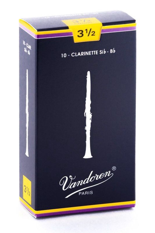 Bb Clarinet Traditional Reeds Strength 3.5; Box of 10 | 273138