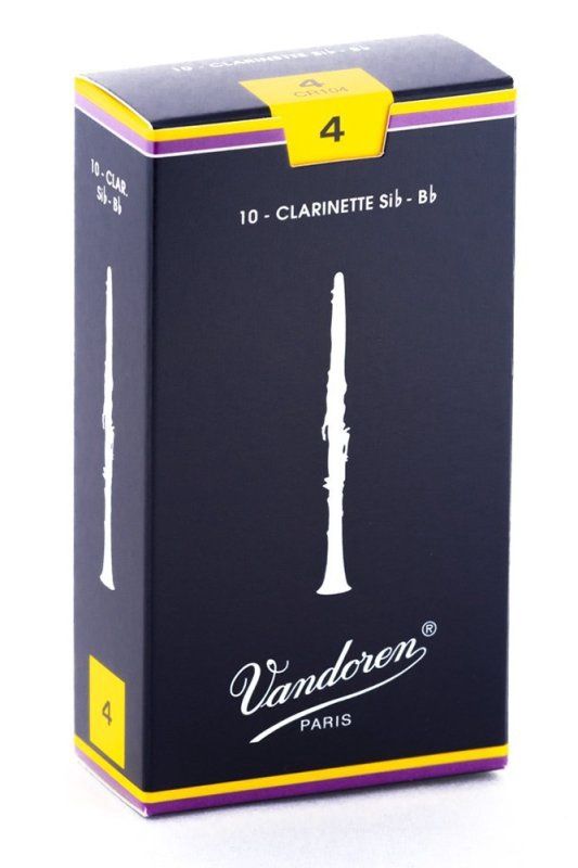 Bb Clarinet Traditional Reeds Strength 4; Box of 10 | 273139