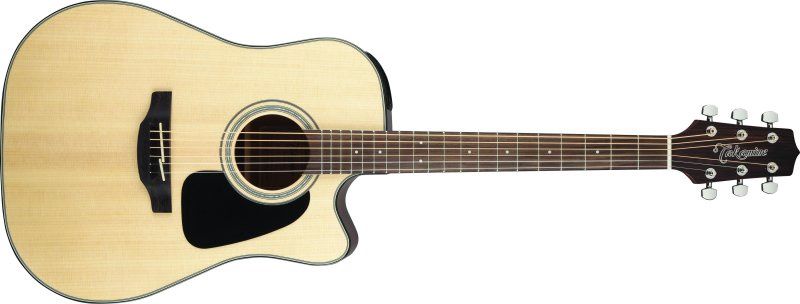 Dreadnought Cutaway Acoustic-Electric Guitar, Natural | 433022