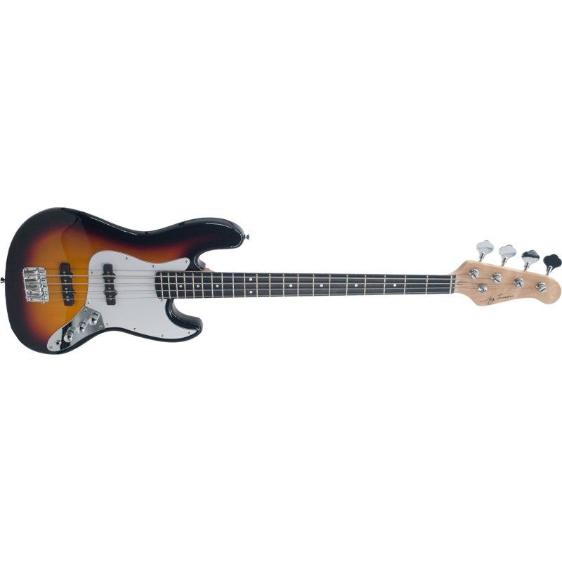 J-Style Solid Body HPL Electric Bass, Tobacco Sunburst | 600725