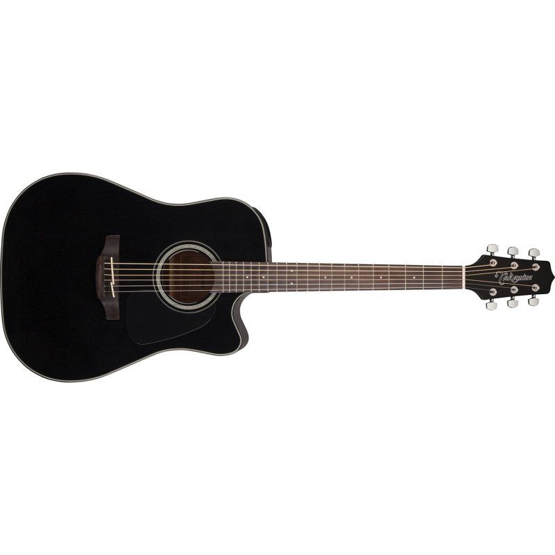 Dreadnought Cutaway Acoustic-Electric Guitar, Black | 433024