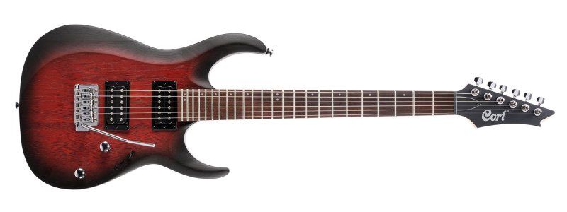 X Series Meranti Body Electric Guitar, Open Pore Black Cherry | 543003
