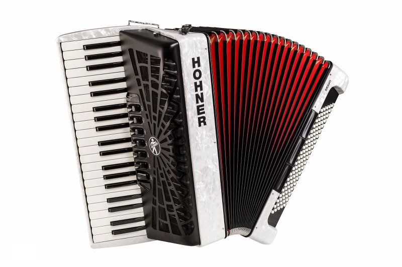 Bravo III 96 Bass Piano Accordion, White | 543569