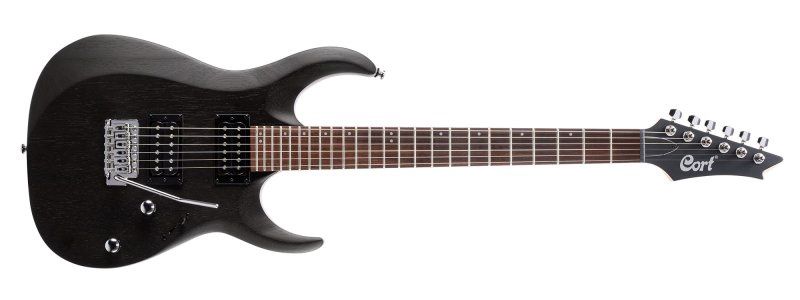 X Series Meranti Body Electric Guitar, Open Pore Black | 542996
