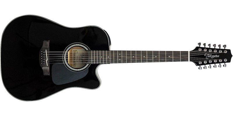 Dreadnought Acoustic Guitar, Black | 433425