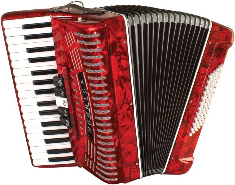 72 Bass Piano Accordion With Gig Bag And Strap | 425072