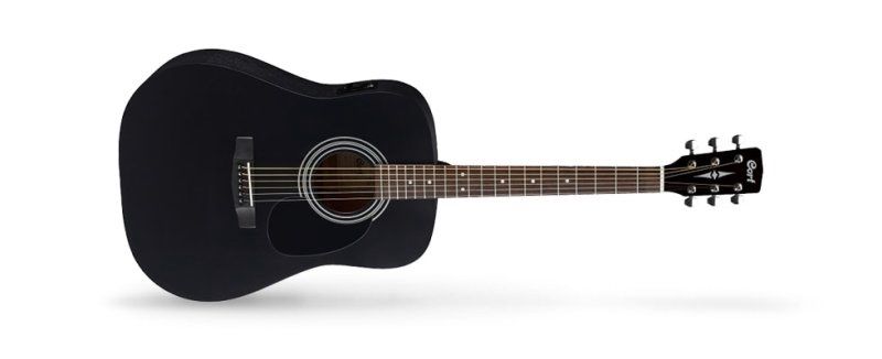 Standard Series Spruce Top Acoustic / Electric Guitar, Black Satin | 427449