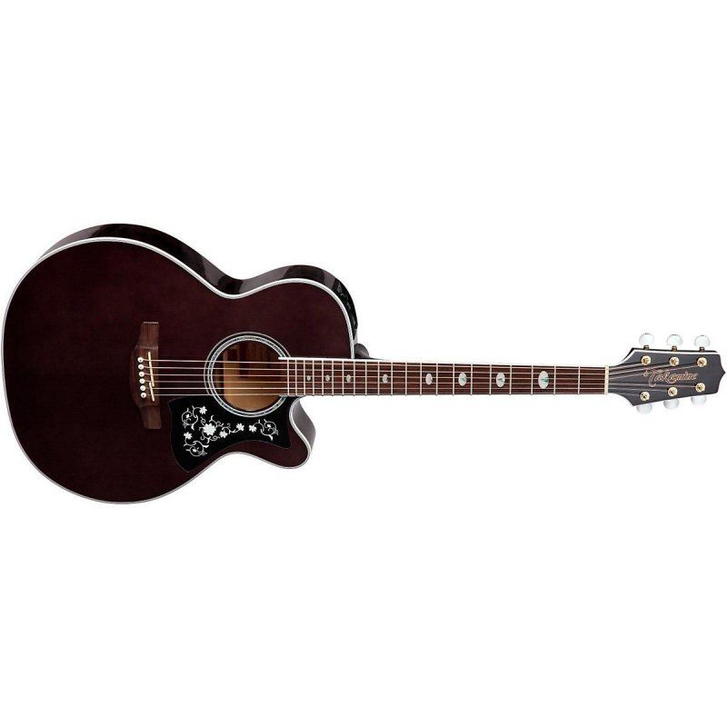 Cutaway Acoustic-Electric Guitar, Transparent Black | 472954