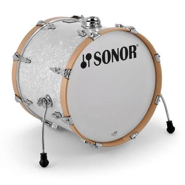16” x 15” Bass Drum With Mount, White Pearl Cover | 601154