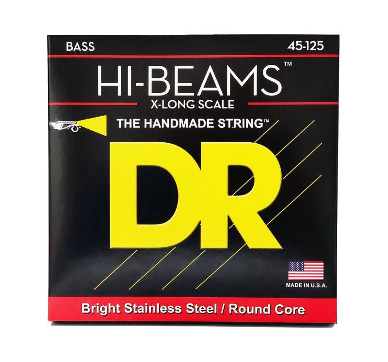 Hi-beams Long Scale 5-String Bass Strings, Medium (45-125) | 534883