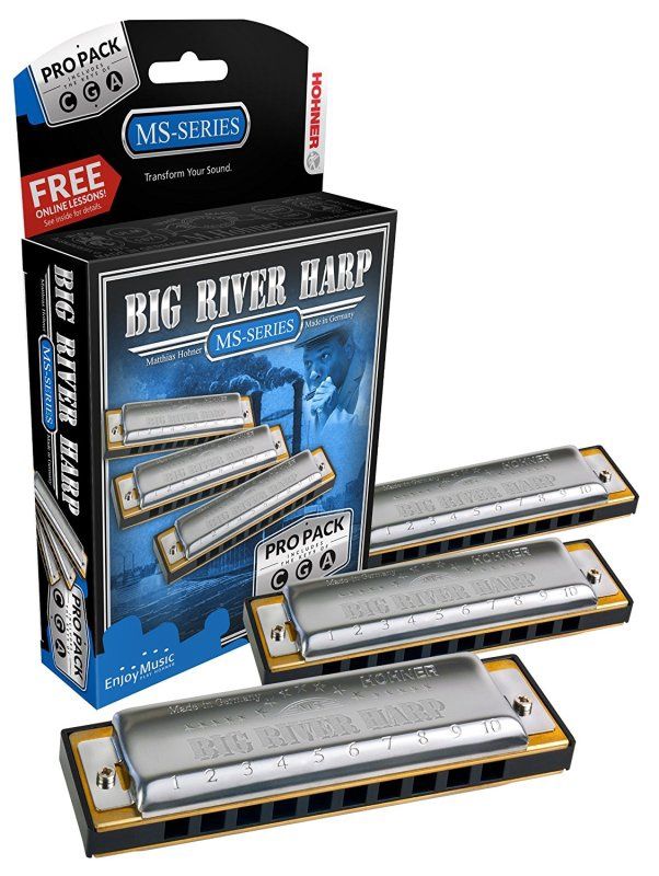 Big River Harmonica Keys of C, G, and A Pro Pack | 705767