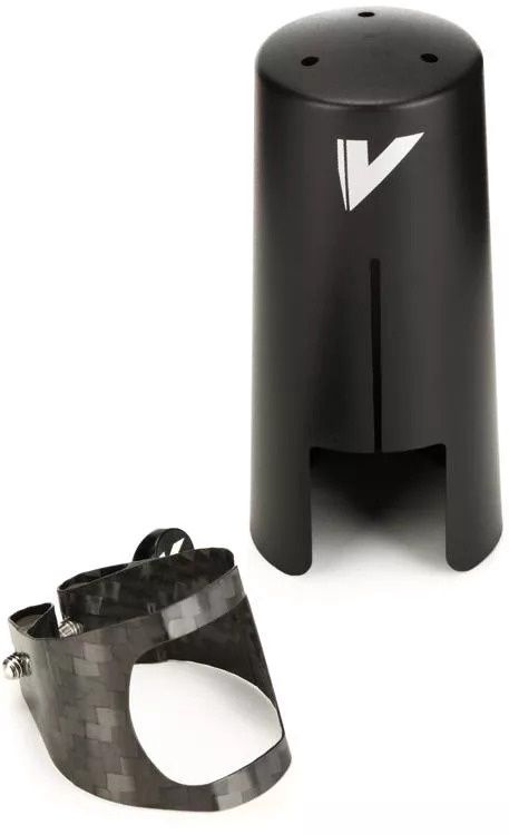 Carbon Ligature for Bb Clarinet with Cap, Black Screw | 552154