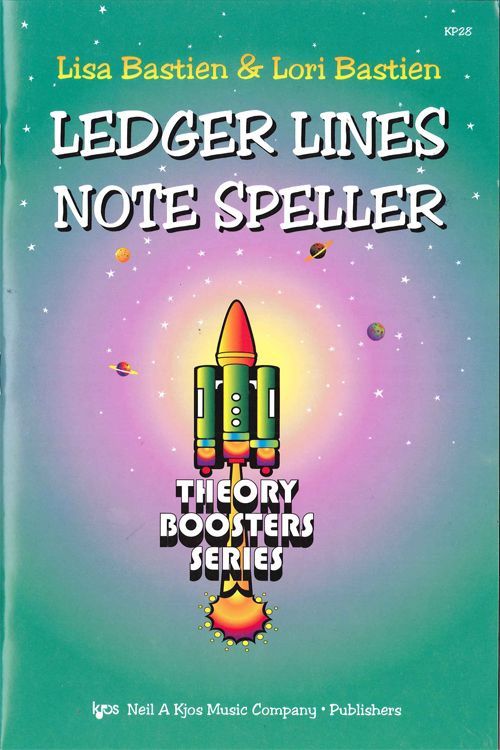 Bastien Theory Boosters Ledger Lines Note Speller