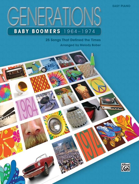 Baby Boomers 1964- 1974 Easy Piano