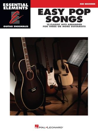 Easy Pop Songs Essential Elements Guitar Ensembles