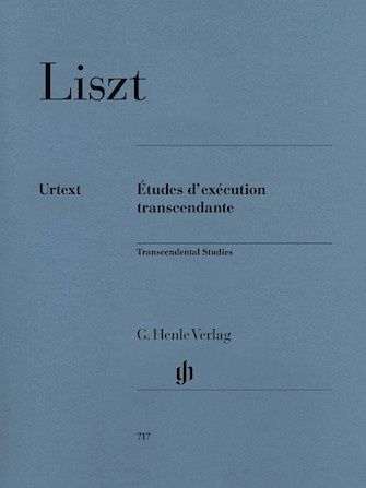 Transcendental Studies Piano Solo Liszt