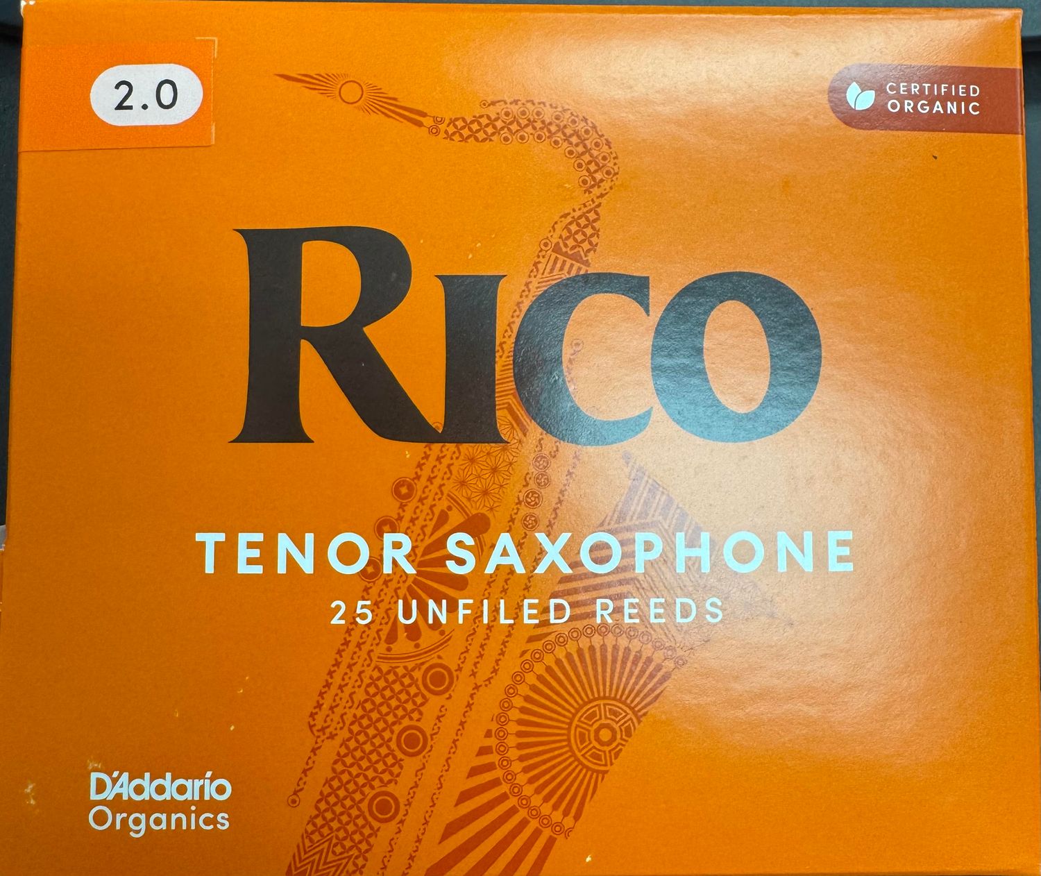 Rico 2.0 Tenor Sax Reeds-25 Rico 2.0 Tenor Sax Reeds-25