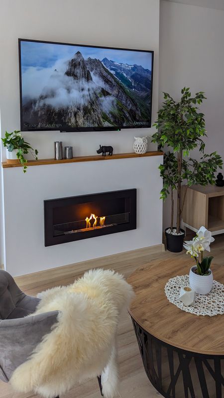 WANDKAMIN SLIM 900x400