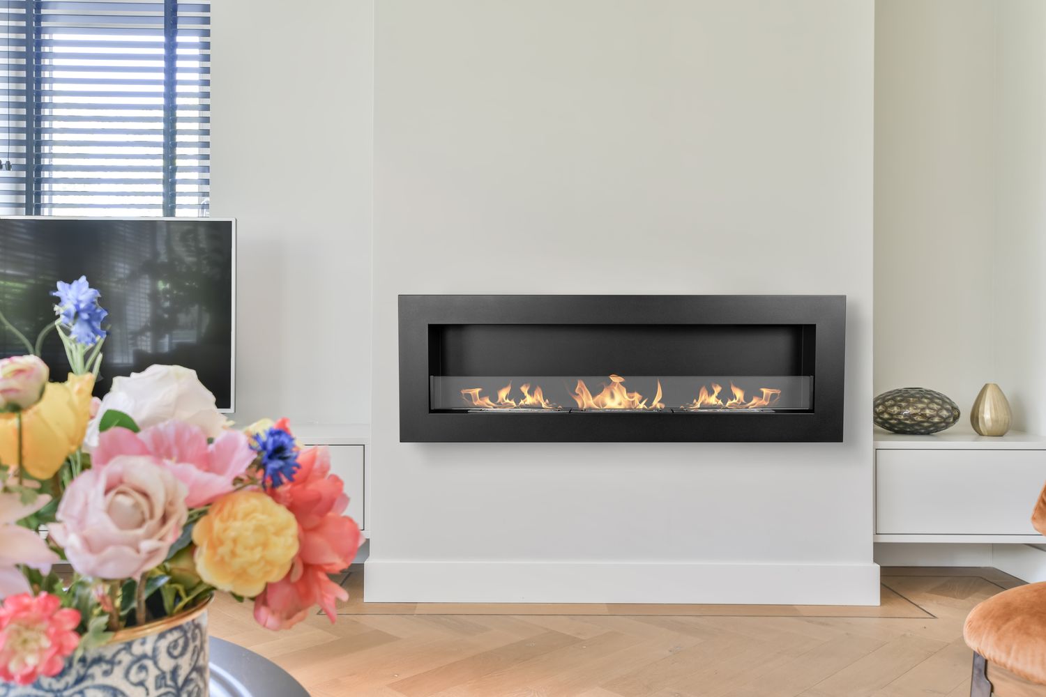 BOX 1200x400 mit Glas Schwarz, GRATIS VERSAND !!!